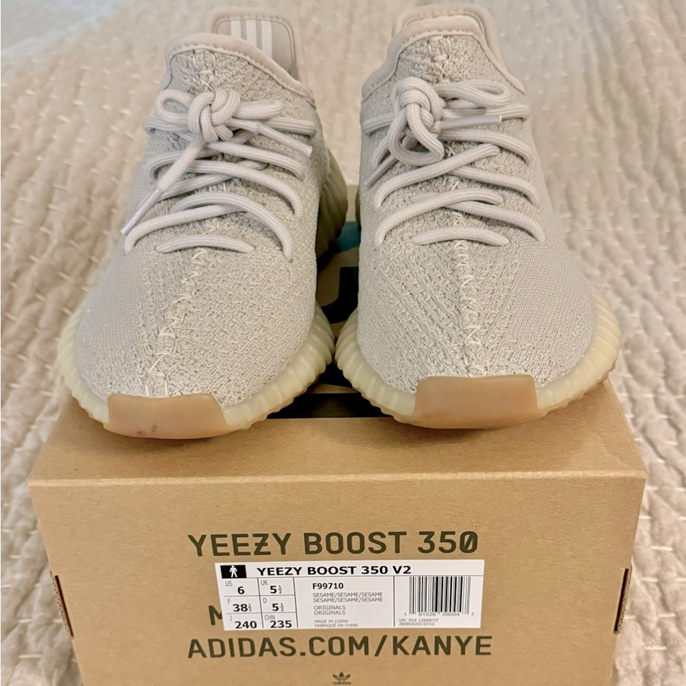 Yeezy Boost 350 V2 Sesame womens size: 7.5/8, men’s size 6